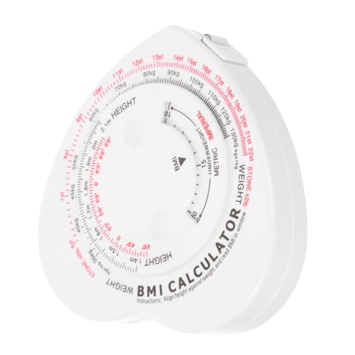 ROMISBABA Leichtes Tragbares Doppelseitiges Körpermaßband mit Automatischem Aufrollmechanismus Präzises Maßband für Bmi Taillenmessung für Fitness Reisen und Professionelle Anwendungen von ROMISBABA