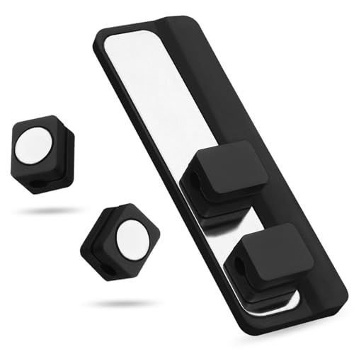 ROMISBABA Magnetischer Kabel Organizer mit Selbstklebenden Drahtklemmen Verstellbarer Kabelhalter für Effizientes Kabelmanagement für Zuhause Büro Auto Kompatibel von ROMISBABA
