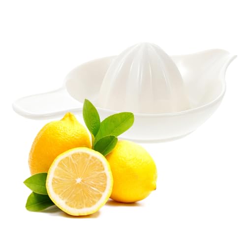 ROMISBABA Manuelle Zitruspresse aus Keramik Handgefertigter Orangen Zitronenentsafter Platzsparendes Küchenwerkzeug Robust und Einfach zu Bedienen für Frische Fruchtsäfte ROMISBABA Manuelle Zitruspresse aus Keramik Handgefertigter Orangen Zitronenentsafter Platzsparendes Küchenwerkzeug Robust und Einfach zu Bedienen für Frische Fruchtsäfte von ROMISBABA