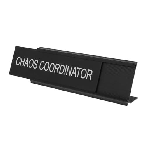 ROMISBABA Mediator Tischschild Förmig Aluminiumlegierung Robust Langlebig Moderner Rustikaler Schreibtisch Namensschild für Büro Flexible Platzierung Schwarzes Design Stilvolles Home Office ROMISBABA Mediator Tischschild Förmig Aluminiumlegierung Robust Langlebig Moderner Rustikaler Schreibtisch Namensschild für Büro Flexible Platzierung Schwarzes Design Stilvolles Home Office von ROMISBABA