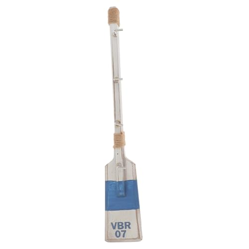 ROMISBABA Mediterraner Stil Holzpaddel Wandhaken Robustes Kleiderhängesystem Platzsparend Vielseitiger Garderobenhaken für Tür Flur Küche Blau von ROMISBABA