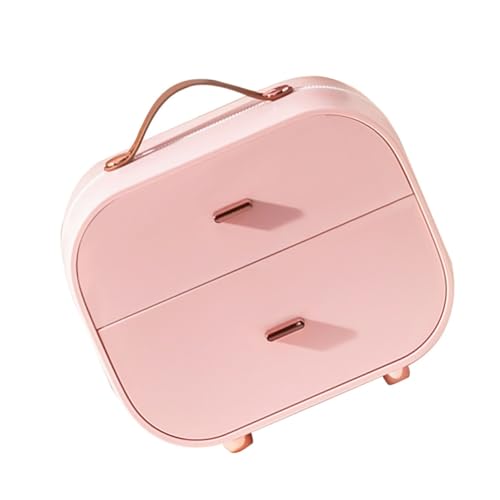 ROMISBABA Mehrschichtige Aufbewahrungsbox aus Kunststoff mit Stauraum Organizer für Kosmetik Schmuck Desktop Kunststoffbox Stapelbar Platzsparend Rosa ROMISBABA Mehrschichtige Aufbewahrungsbox aus Kunststoff mit Stauraum Organizer für Kosmetik Schmuck Desktop Kunststoffbox Stapelbar Platzsparend Rosa von ROMISBABA