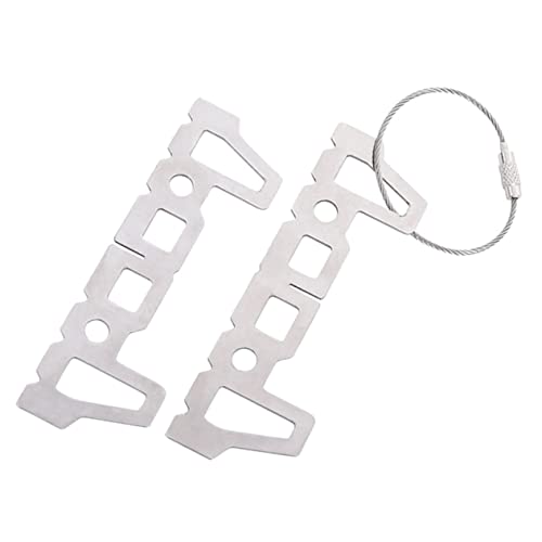 ROMISBABA Mehrzweck Outdoor Alkoholverbrenner Ständer aus Aluminiumlegierung Widerstandsfähiger Tragbarer Camping Wok Halter und Topfständer für Gasherd und Brennpaste Kompakt und Langlebig von ROMISBABA