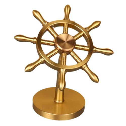 ROMISBABA Metall Dekoobjekt Messing Mediterraner Vintage Stil Schreibtisch Wohnraumdekoration für Segler und Büro von ROMISBABA