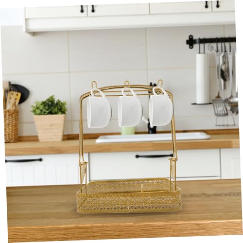 ROMISBABA Metall Kaffeetassenhalter Organizer mit Stabilem Eisengestell Aufbewahrung für Küche und Kaffeeecke Platzsparend Robust zum Aufhängen und Präsentieren von Kaffeebechern ROMISBABA Metall Kaffeetassenhalter Organizer mit Stabilem Eisengestell Aufbewahrung für Küche und Kaffeeecke Platzsparend Robust zum Aufhängen und Präsentieren von Kaffeebechern von ROMISBABA