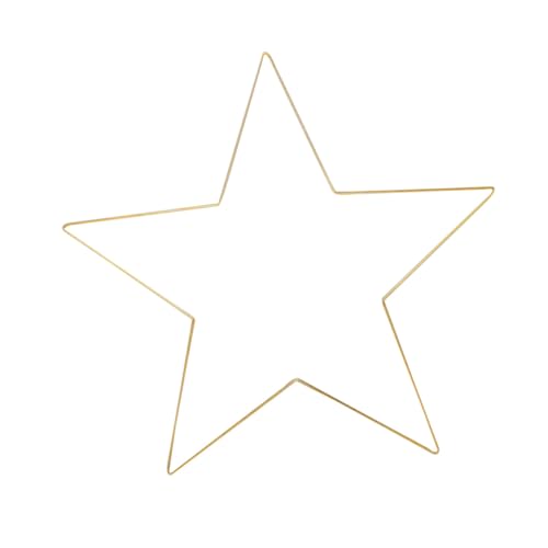 ROMISBABA Metallsternrahmen Glasiert Hängend Wanddeko DIY Bastelrahmen Für Fenster Wohnzimmer Büro Weihnachtsfest Goldfarben ROMISBABA Metallsternrahmen Glasiert Hängend Wanddeko DIY Bastelrahmen Für Fenster Wohnzimmer Büro Weihnachtsfest Goldfarben von ROMISBABA