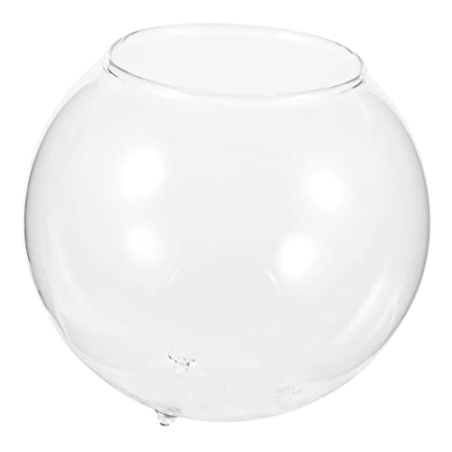 ROMISBABA Micro-Landschaftsvase Fischglas für Aquarien Fischfutter Vasen Fischglas-Desktop Schüsseln hochzeitsdeko hochzeitsdeco raumdeko klare Mikrolandschaftsschale Desktop-Betta-Schüssel von ROMISBABA