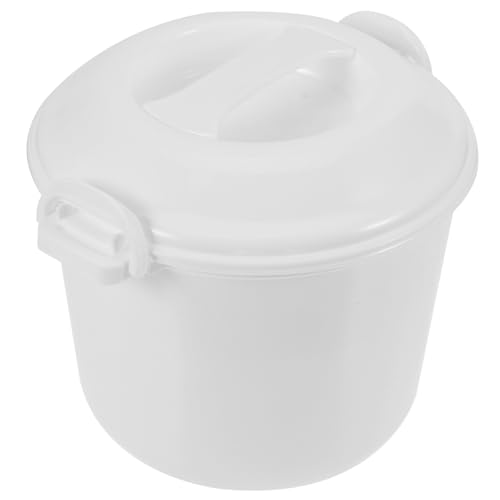 ROMISBABA Mikrowellen reiskocher mit Deckel und Dampfgarer Wiederverwendbar Einfach zu Bedienen für Schonendes Dämpfen und Erwärmen von Reis und Speisen Praktische Kleine Küchenschüssel von ROMISBABA