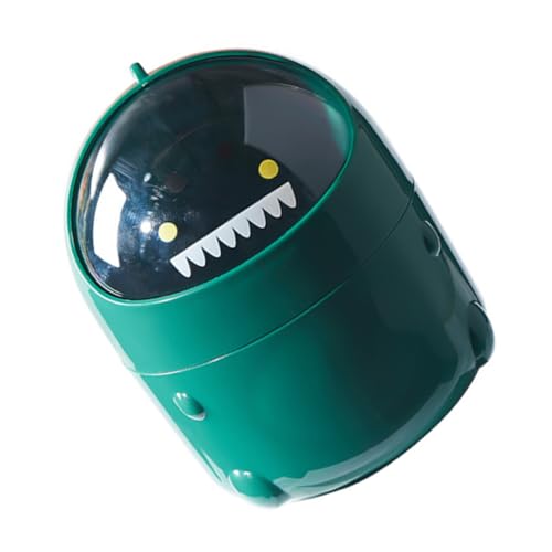 ROMISBABA Mini Desktop Mülleimer mit Deckel Cartoon Dinosaurier Design Kleiner Tischpapierkorb aus Robustem PP Material Geruchsdicht Praktisch für Büro Küche und Wohnräume Kompakte ROMISBABA Mini Desktop Mülleimer mit Deckel Cartoon Dinosaurier Design Kleiner Tischpapierkorb aus Robustem PP Material Geruchsdicht Praktisch für Büro Küche und Wohnräume Kompakte von ROMISBABA
