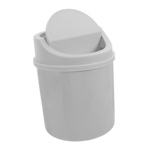 ROMISBABA Mini Schreibtisch Mülleimer mit Drehdeckel Kompakter Kleiner Abfalleimer für Büro Schlafzimmer und Schminktisch Platzsparender Tischmülleimer mit Praktischem Deckel ROMISBABA Mini Schreibtisch Mülleimer mit Drehdeckel Kompakter Kleiner Abfalleimer für Büro Schlafzimmer und Schminktisch Platzsparender Tischmülleimer mit Praktischem Deckel von ROMISBABA