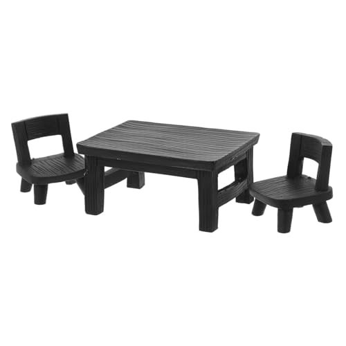 ROMISBABA Miniatur Gartenmöbel Set Resin Tisch und Stuhlmodell Lebensechte Landschaftsdekoration für Puppenhaus und Feengarten Einfach zu Platzieren Detailreich Gestaltet ROMISBABA Miniatur Gartenmöbel Set Resin Tisch und Stuhlmodell Lebensechte Landschaftsdekoration für Puppenhaus und Feengarten Einfach zu Platzieren Detailreich Gestaltet von ROMISBABA