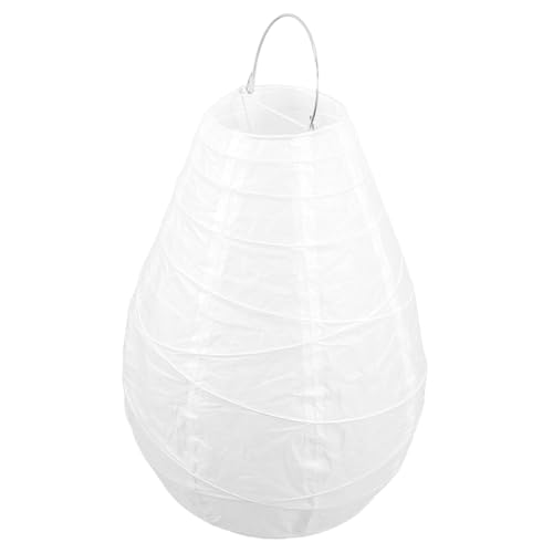 ROMISBABA Minimalistischer Papierlampenschirm Wassertropfenform Leichtes Faltbares Dekolicht für Party Hochzeit Festival Stilvolle Wohnraumbeleuchtung von ROMISBABA