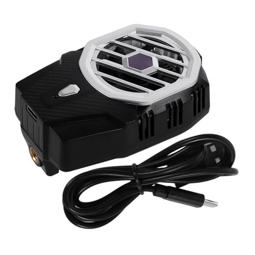 ROMISBABA Mobiltelefon Kühler Lüfter Gang Verstellbar mit Halbleiterkühlung Abs Aluminium Legierung Silikon Schnell Kühlend für Gaming Live Streaming Kompatibel ROMISBABA Mobiltelefon Kühler Lüfter Gang Verstellbar mit Halbleiterkühlung Abs Aluminium Legierung Silikon Schnell Kühlend für Gaming Live Streaming Kompatibel von ROMISBABA