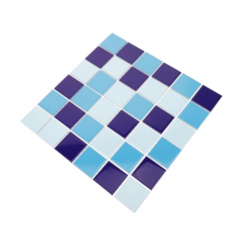 ROMISBABA Mosaikfliesen Diy Keramikfliesen Schwimmbadfliesen Blau Glänzend Langlebig für Pool Bad Küche Wand Boden Kreative Gestaltung ROMISBABA Mosaikfliesen Diy Keramikfliesen Schwimmbadfliesen Blau Glänzend Langlebig für Pool Bad Küche Wand Boden Kreative Gestaltung von ROMISBABA