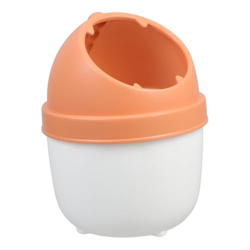 ROMISBABA Mülleimer Mit Halbem Deckel Kleiner Mülleimer Kleiner Mülleimer Mini Mülleimer Für Schlafzimmer Schreibtisch Mülleimer Mini Mülleimer Mülleimer Dinosaurier Mülleimer von ROMISBABA