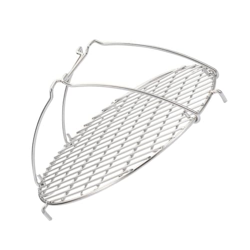 ROMISBABA Multifunktionaler Dampfkorb aus Rostfreies Portables Airfryer Dämpfgestell für Fisch Gemüse Krabben und Eier Leicht zu Reinigen Gleichmäßige Hitzeverteilung Küchenzubehör von ROMISBABA