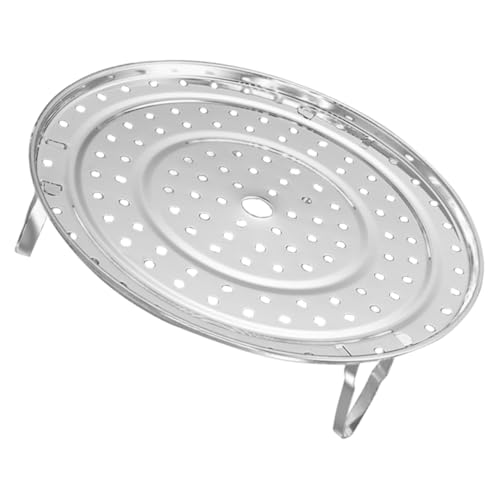 ROMISBABA Multifunktionales Edelstahl Dampfgestell mit Abnehmbaren Beinen Vielseitiges Dampfgargerät für Speisen Knödel und Gemüse Leichtes Kompakt Faltbares Tablett für Küche und Haushalt von ROMISBABA