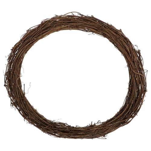 ROMISBABA Natürlicher Rattan Weihnachtskranz DIY Kranzrohling für Blumen und Girlandenbasteln Langlebiger Weidenring für Festtagsdeko und Heimdekoration ROMISBABA Natürlicher Rattan Weihnachtskranz DIY Kranzrohling für Blumen und Girlandenbasteln Langlebiger Weidenring für Festtagsdeko und Heimdekoration von ROMISBABA