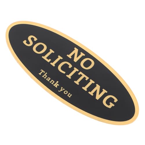 ROMISBABA No Soliciting Schild mit Wetterfestem Kleber Kratzfeste Acrylplatte Klare Englische Selbstklebend für Tür Briefkasten Büro Haus und Wohnung ROMISBABA No Soliciting Schild mit Wetterfestem Kleber Kratzfeste Acrylplatte Klare Englische Selbstklebend für Tür Briefkasten Büro Haus und Wohnung von ROMISBABA