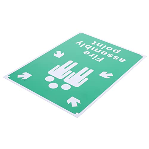 ROMISBABA Notfallschild Sammelstelle PVC Schild für Hochwertiges Leichtes Tragbares Warnschild für Büro Garage Gebäude ROMISBABA Notfallschild Sammelstelle PVC Schild für Hochwertiges Leichtes Tragbares Warnschild für Büro Garage Gebäude von ROMISBABA