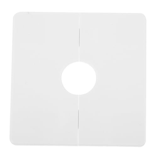 ROMISBABA PVC Rohrabdeckung Quadratisch Selbstklebend Langlebig und Strapazierfähig Abdeckplatte für Wandlöcher und Lüftungsrohre Einfache Installation ohne Werkzeug Weiß ROMISBABA PVC Rohrabdeckung Quadratisch Selbstklebend Langlebig und Strapazierfähig Abdeckplatte für Wandlöcher und Lüftungsrohre Einfache Installation ohne Werkzeug Weiß von ROMISBABA