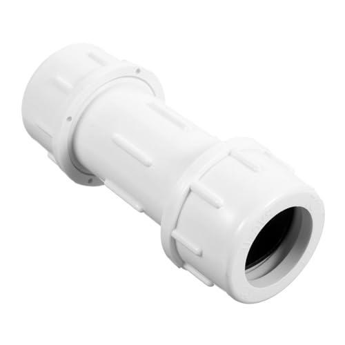 ROMISBABA PVC Schnellkupplung Wasserschlauch Anschluss Weiß Wiederverwendbarer Garten Schlauchverbinder Reparaturadapter für Pool Bewässerung Trinkwasser DIY Regal von ROMISBABA