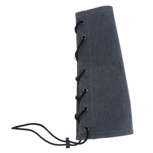 ROMISBABA Papageien Schutzarmband Blau Waschbar Kratzfest Wiederverwendbar Parrot Diaper Arm Guard für Training und Mauserhilfe bei Wellensittichen und Papageien von ROMISBABA