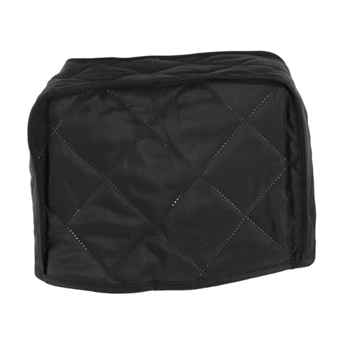 ROMISBABA Polyester Toaster Schutzhaube Staubdichtes Küchenabdeckung für Standard Toaster Schwarz Pflegeleicht und Waschbar Küchen Elektrogerät Schutzhülle von ROMISBABA