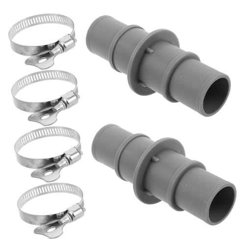 ROMISBABA Pool Schlauchadapter Handgriffen Schlauchverbinder für Poolstaubsauger und Filterpumpen Langlebig Einfache Installation Sicherer Halt für Oberirdische Pools ROMISBABA Pool Schlauchadapter Handgriffen Schlauchverbinder für Poolstaubsauger und Filterpumpen Langlebig Einfache Installation Sicherer Halt für Oberirdische Pools von ROMISBABA