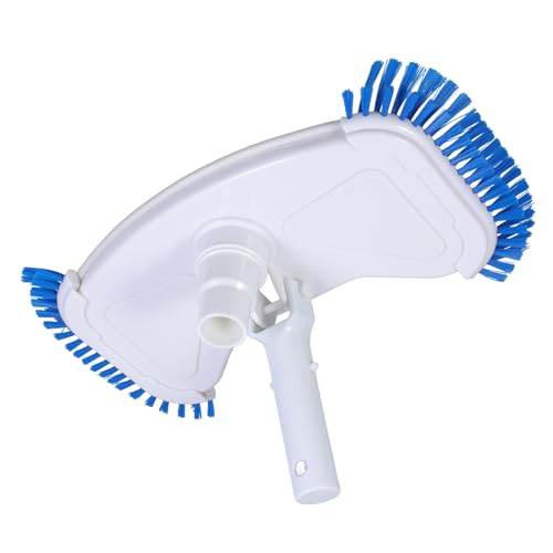 ROMISBABA Poolreinigungsdüse mit Seitlichen Bürsten Universeller Bodensauger für Vinyl und Betonpools für und Fliesenpools Einfache Installation von ROMISBABA