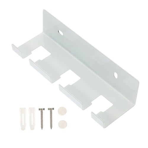 ROMISBABA Power Plug Hooks Wandmontage Kabelhalter Organizer Weiß für Kabelmanagement Büro Bad Küche Platzsparend ohne Bohren Ordnet Stromkabel Sicher und Übersichtlich von ROMISBABA