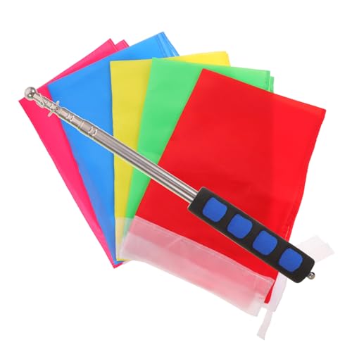 ROMISBABA Professioneller Teleskop Fahnenmast aus Rostfreiem Verschleißfest und Tragbar Ausziehbar für Outdoor Guide Flaggen und Vielseitige Einsatzbereiche Zufällige Farbe ROMISBABA Professioneller Teleskop Fahnenmast aus Rostfreiem Verschleißfest und Tragbar Ausziehbar für Outdoor Guide Flaggen und Vielseitige Einsatzbereiche Zufällige Farbe von ROMISBABA