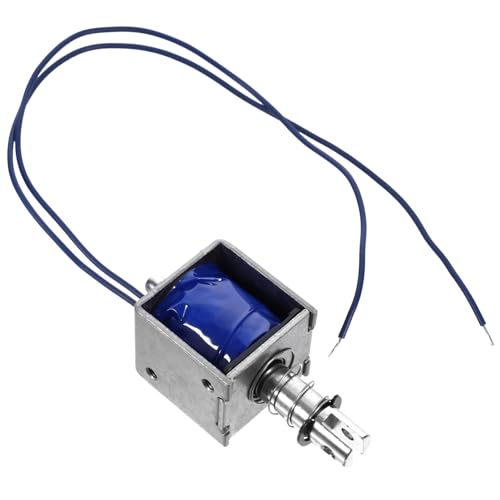 ROMISBABA Push pull Elektromagnet Linearbewegung Offener Rahmen Dc Elektromagnet mit Feder Rückstellung für Automaten Haushaltsgeräte Maschinen Zubehör Ersatzteile von ROMISBABA