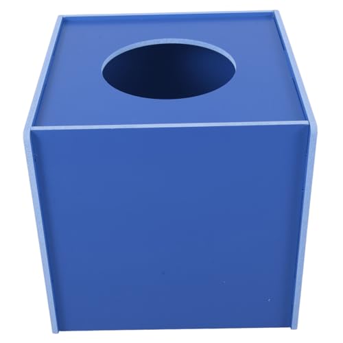 ROMISBABA Raffle Box Blau Transparente Lostrommel für und Multifunktionale Sammel und Aufbewahrungsbox für Gewinnspielkarten und Partyspiele Robust und Vielseitig Einsetzbar von ROMISBABA