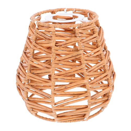 ROMISBABA Rattan Lampenschirm Hängend Geflochtenes Korbdesign Vintage Japanischer Stil Warmes Licht Rustikale Deckenleuchte Für Esszimmer Küche Schlafzimmer ROMISBABA Rattan Lampenschirm Hängend Geflochtenes Korbdesign Vintage Japanischer Stil Warmes Licht Rustikale Deckenleuchte Für Esszimmer Küche Schlafzimmer von ROMISBABA