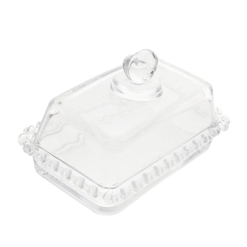 ROMISBABA Rechteckige Butterdose aus Robustem mit Transparentem Staubschutzdeckel Rutschfeste Butterschale zur Frischhaltung von Butter und Käse Stilvolle Aufbewahrung für Haushalt und ROMISBABA Rechteckige Butterdose aus Robustem mit Transparentem Staubschutzdeckel Rutschfeste Butterschale zur Frischhaltung von Butter und Käse Stilvolle Aufbewahrung für Haushalt und von ROMISBABA