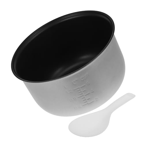 ROMISBABA Reiskocher Innentopf Ersatz Aluminiumlegierung Antihaft Beschichtet Vielseitig für Suppe Kuchen Backform Passend für Elektrischer Reiskocher Innenbehälter von ROMISBABA
