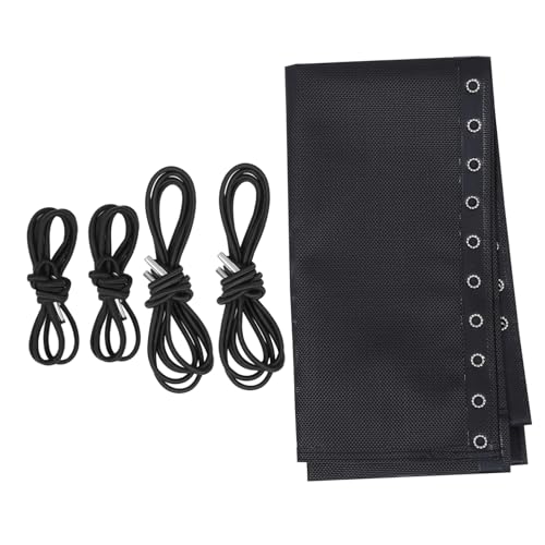 ROMISBABA Reparaturset für Liegestuhl mit Strapazierfähigem Atmungsaktivem Ersatzstoff und Elastischen Bungee Kordeln Robustes Outdoor Relaxstuhl Zubehör Langlebig und Schnell Trocknend für von ROMISBABA