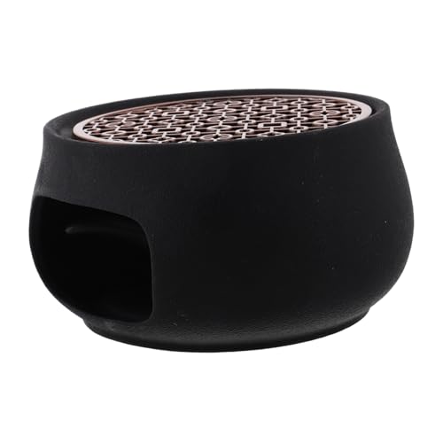 ROMISBABA Retro Keramik Teestövchen Teewärmer mit Keramik Heizbasis für Zuhause Vielseitig Einsetzbar zum Warmhalten von Tee Kaffee und Milch Stilvolles Vintage Design für Teeliebhaber von ROMISBABA