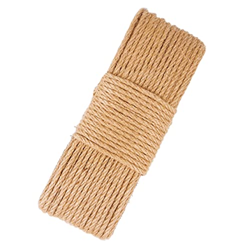 ROMISBABA Robustes Sisalseil Verschleißfestes Katzenspielzeug Kratzbaum Zubehör Natürliche Juteseil Deko für DIY Katzenkratzbäume Schützt Möbel vor Katzenkrallen Vielseitig Verwendbar ROMISBABA Robustes Sisalseil Verschleißfestes Katzenspielzeug Kratzbaum Zubehör Natürliche Juteseil Deko für DIY Katzenkratzbäume Schützt Möbel vor Katzenkrallen Vielseitig Verwendbar von ROMISBABA