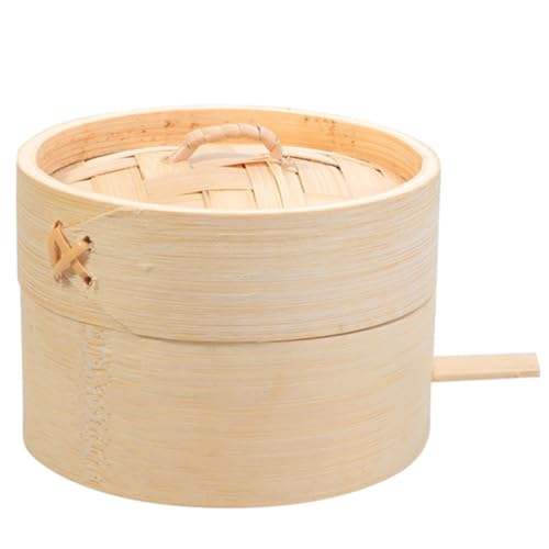 ROMISBABA Runder Holzdämpfer mit Deckel Dampfgarer Zubehör für Asiatisches Kochen Dampfgareinsatz für Gemüse Dim Sum Desserts Bewahrt Vitamine und Geschmack ROMISBABA Runder Holzdämpfer mit Deckel Dampfgarer Zubehör für Asiatisches Kochen Dampfgareinsatz für Gemüse Dim Sum Desserts Bewahrt Vitamine und Geschmack von ROMISBABA