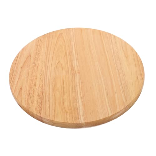 ROMISBABA Runder Sitzfläche Ersatz aus für Rundhocker Kantinenstuhl Barhocker Stabile Holzplatte Robust Langlebig mit Natürlicher Holzmaserung von ROMISBABA