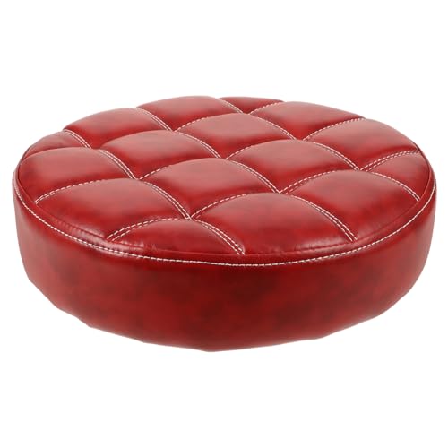 ROMISBABA Rundes Sitzkissen Barhocker Ersatz PU Polster Hocker Sitzfläche Zubehör Robust Pflegeleicht für Küche Esszimmer Bar Garten Terrasse von ROMISBABA