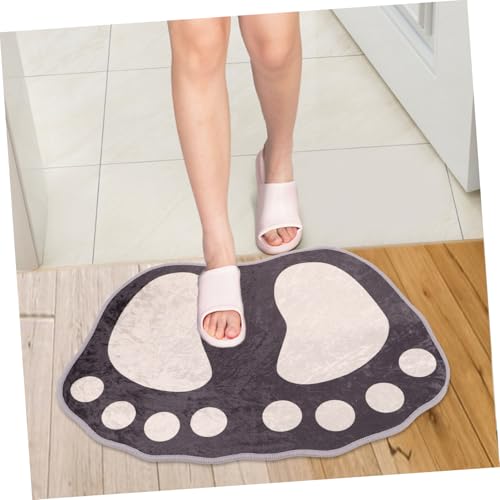 ROMISBABA Rutschfester Badezimmerteppich Absorbierende Weiche Badmatte mit Anti rutsch Sohle Schnelltrocknender Bodenteppich für Bad Schlafzimmer und Wohnzimmer Komfortable Fußmatte von ROMISBABA