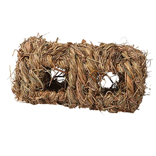 ROMISBABA Hamster Nistnest Aus Mehrzweck Schlafplatz Für Kleine Haustiere Bequemes Ruhe-Nest Für Reisen Und Zuhause Spielzeug Zur Zahnreinigung Natürliches Material von ROMISBABA