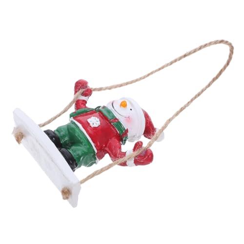 ROMISBABA Schneemann Baumschmuck aus Resin mit Einzigartigem Schaukel Design Handbemalt Robust und Vielseitig für Weihnachtsbaum Regal und Partydekoration Leicht zum Aufhängen ROMISBABA Schneemann Baumschmuck aus Resin mit Einzigartigem Schaukel Design Handbemalt Robust und Vielseitig für Weihnachtsbaum Regal und Partydekoration Leicht zum Aufhängen von ROMISBABA