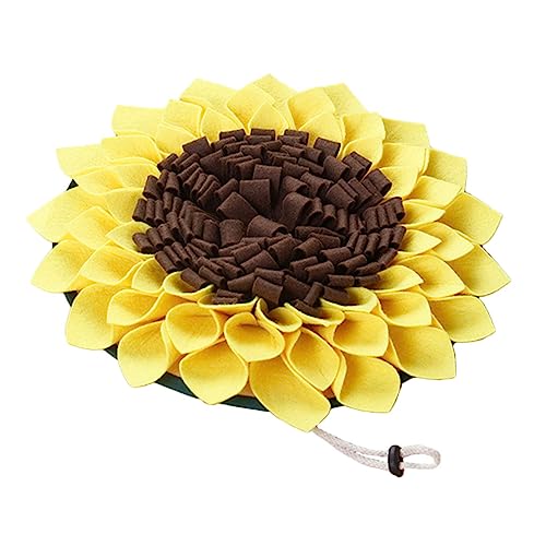 ROMISBABA Schnüffelmatte für Langsames Fressen Pet Essmatte mit Sonnenblumen Design für Welpen und Haustiere zur Stressbewältigung und Futterbeschäftigung Fördert Gesunde ROMISBABA Schnüffelmatte für Langsames Fressen Pet Essmatte mit Sonnenblumen Design für Welpen und Haustiere zur Stressbewältigung und Futterbeschäftigung Fördert Gesunde von ROMISBABA