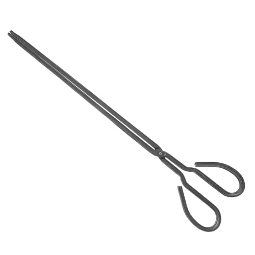 ROMISBABA Schwere Extra Lange Kaminzange aus Robustem mit Rutschfester Oberfläche Hitzebeständig und Langlebig für Offenes Feuer Kaminöfen und Grill Sichere Handhabung bei Feuerholz ROMISBABA Schwere Extra Lange Kaminzange aus Robustem mit Rutschfester Oberfläche Hitzebeständig und Langlebig für Offenes Feuer Kaminöfen und Grill Sichere Handhabung bei Feuerholz von ROMISBABA