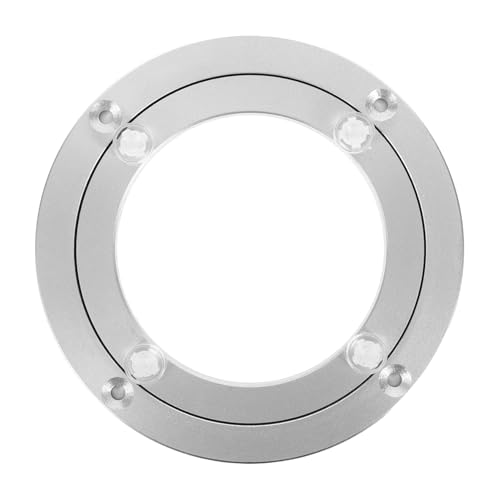 ROMISBABA Schwerlast Aluminiumlegierung Drehkranz Silent Swivel Plate Drehbarer Drehteller für Esstisch Tischplatte Servieren und Ausstellung Langlebiger Drehmechanismus Glatte Drehbasis für ROMISBABA Schwerlast Aluminiumlegierung Drehkranz Silent Swivel Plate Drehbarer Drehteller für Esstisch Tischplatte Servieren und Ausstellung Langlebiger Drehmechanismus Glatte Drehbasis für von ROMISBABA