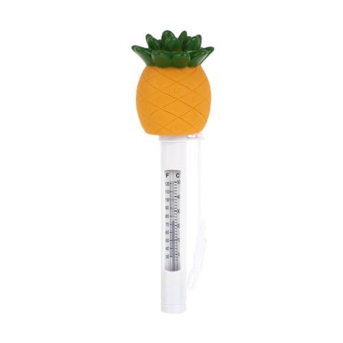 ROMISBABA Schwimmendes Poolthermometer Ananas Design Bruchsicherem Schnelle und Genaue Temperaturmessung Geeignet für Schwimmbecken Badewannen und Teiche und Langlebig ROMISBABA Schwimmendes Poolthermometer Ananas Design Bruchsicherem Schnelle und Genaue Temperaturmessung Geeignet für Schwimmbecken Badewannen und Teiche und Langlebig von ROMISBABA
